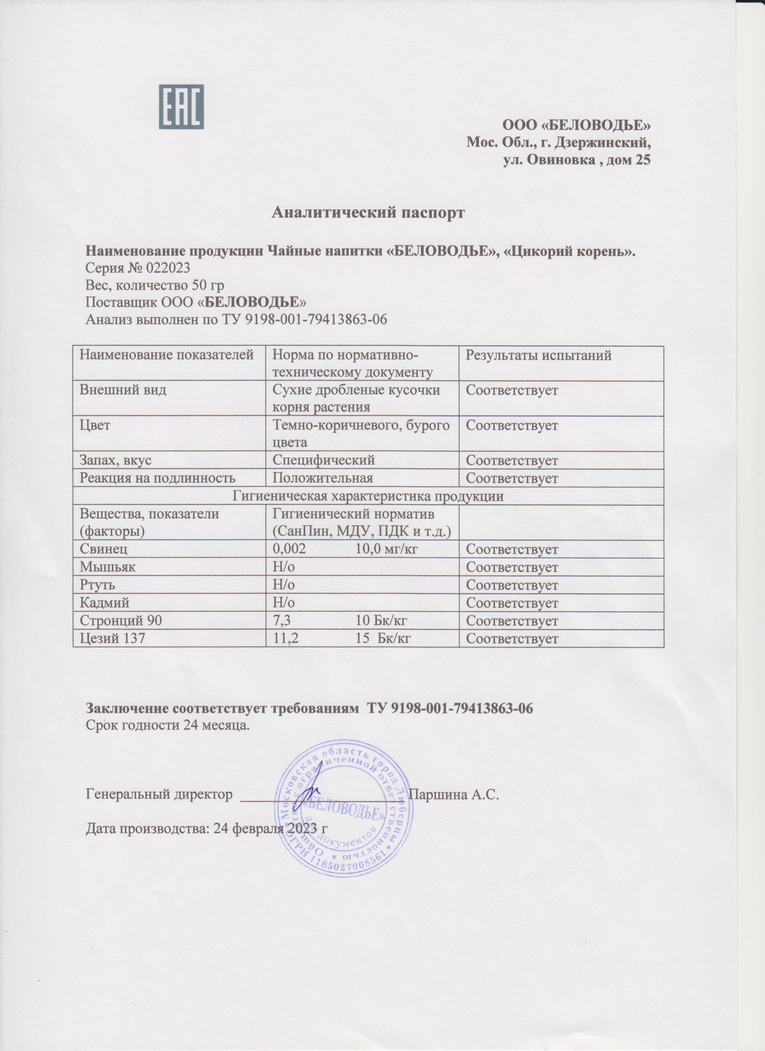 Паспорт №022023